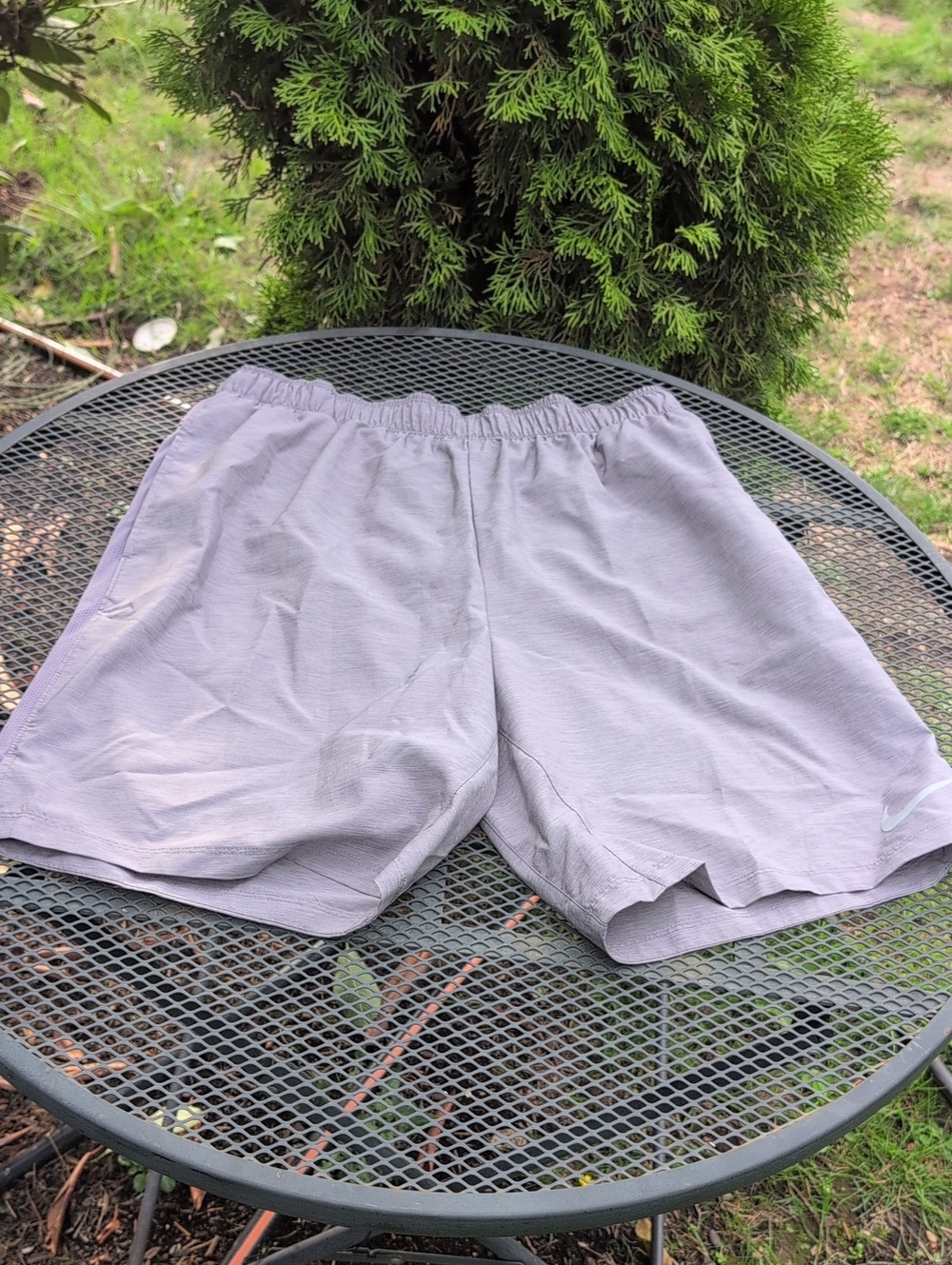 Nike Light Gray Dri-FIT Challenger Men's Running Shorts